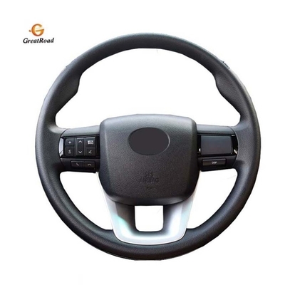 Negocio/cubierta de lujo del volante del coche de la piel sintética para Toyota Fortuner 2016-2017-2018 por encargo