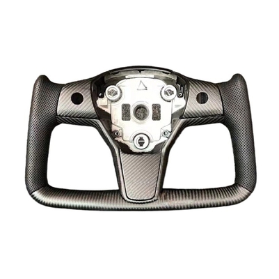 Easy Installation Mode Flat Bottom Steering Wheel For Tesla Model 3 Y X S Customized Yoke Steering Wheel