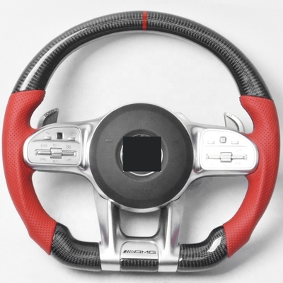 Cyberpunk AMG steering wheel for Mercedes Benz c190 W117 W166 W177 W197 W205 W213 W216 W217 W218 W222 W253 W257 W463 W464 GLE G63 C63