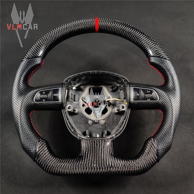 Racing Car Private custom carbon fiber steering wheel for Audi S5 A5 A4 S4 Q5 /Available for all car models