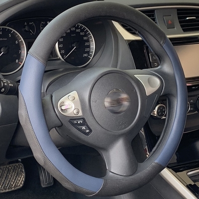Non-slip sports factory price comfortable leather steering wheel cover