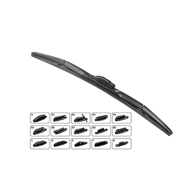 56% Rubber 12&quot; - 28&quot; Multi-Function Hybrid Wiper Blade Fixer Carall Wiper Blade
