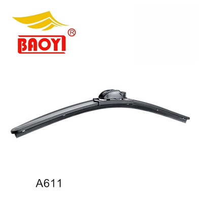 Zinc Alloy Ready To Ship Natural Rubber Soft Wiper Blade Universal Frameless Wiper Blade