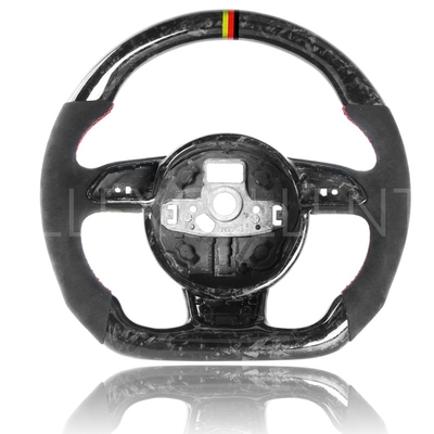 Carbon Fiber Customized Forged Carbon Fiber Steering Wheel For Audi A1A2 A3 A4 A5 A6 A7 S1S2 S3 S4 S5 S6 S7 RS3 Alcantara Steering Wheel