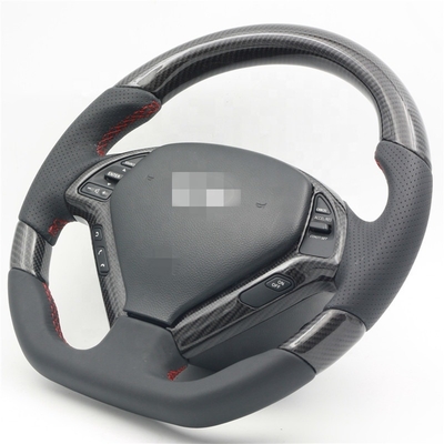 CARBON FIBER LEATHER CUSTOM AUTO STEERING WHEEL FOR INFINITI G37 Ex25 Ex30 Ex35 G25 G37 G35 CAR STEERING WHEEL PACKING